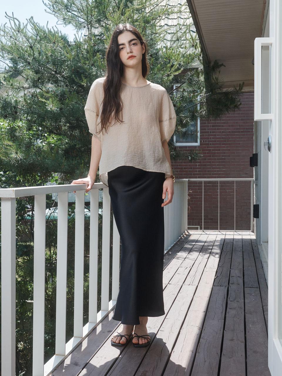 andyou edition Silk skirt (3 colors)