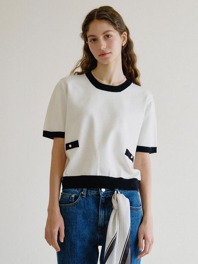 ANEDIT Rachel Classic Button Knit