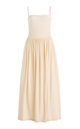 Anemos Anemos GatheredWaist Maxi Tank Dress