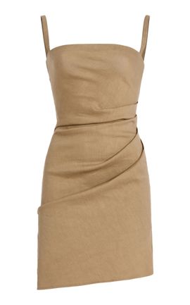 Anemos Anemos Nadege Stretch LinenBlend Mini Dress