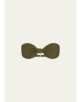 ANEMOS Knot Strapless Bikini Top