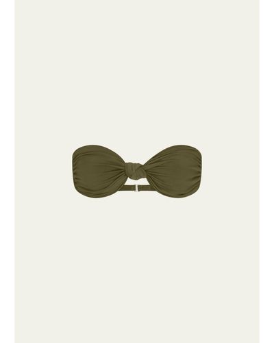 ANEMOS Knot Strapless Bikini Top