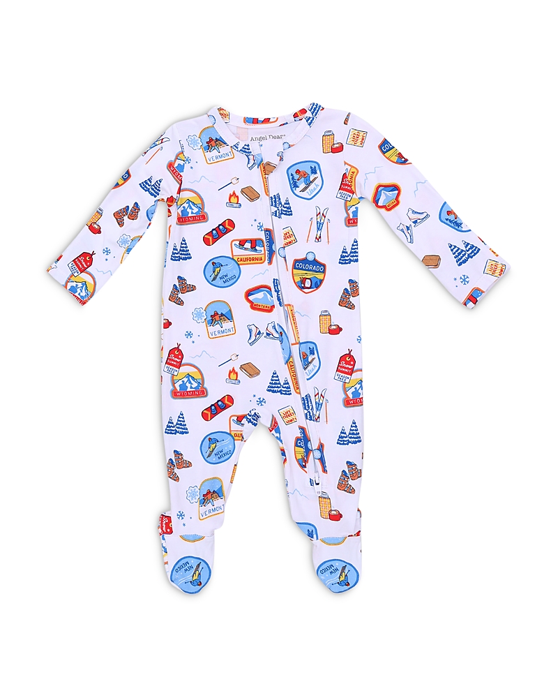 Angel Dear Angel Dear Boys' Vintage Ski Patches Footie