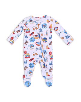 Angel Dear Angel Dear Boys' Vintage Ski Patches Footie