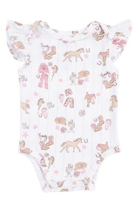 Angel Dear Angel Dear Cowgirl Nursery Print Bodysuit
