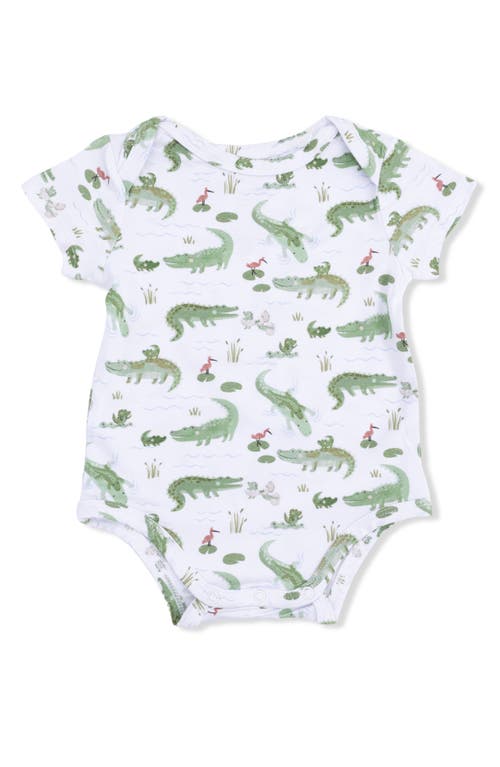 Angel Dear Angel Dear Crayon Alligators Bodysuit
