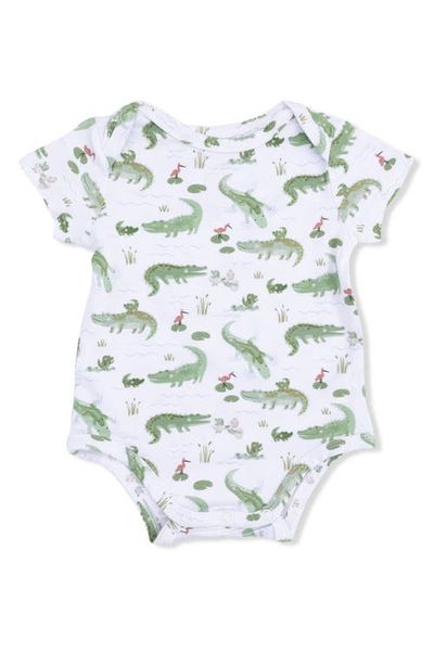 Angel Dear Angel Dear Crayon Alligators Bodysuit