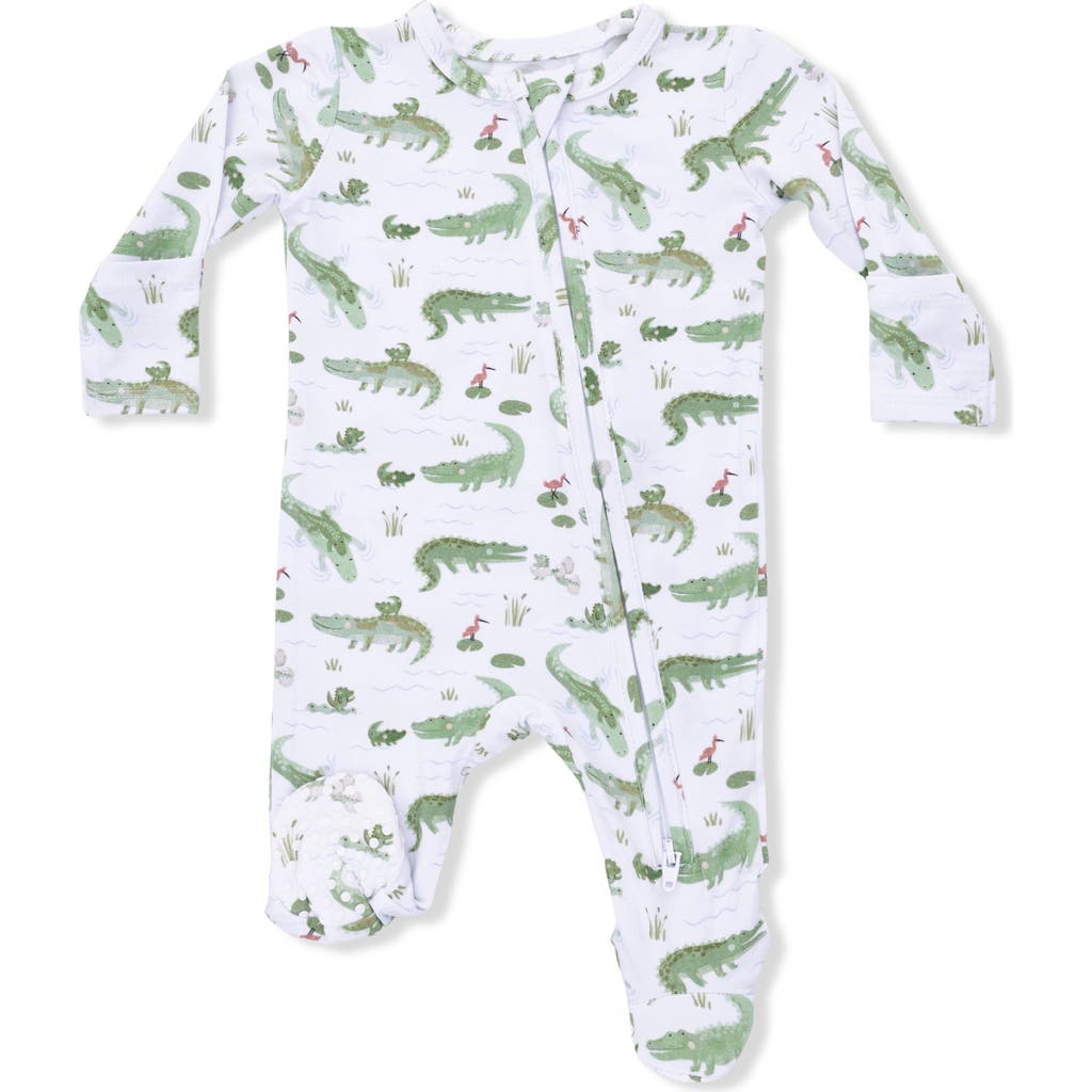 Angel Dear Angel Dear Crayon Alligators Zip Footie
