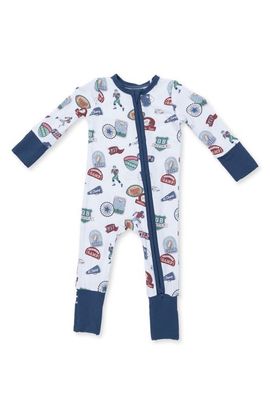 Angel Dear Angel Dear Football Patches Convertible Romper