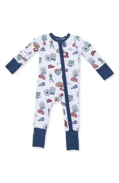 Angel Dear Angel Dear Football Patches Convertible Romper