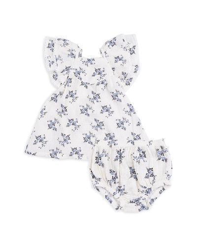 Angel Dear Angel Dear Girls' Belle Rosette Dot Dress & Bloomer