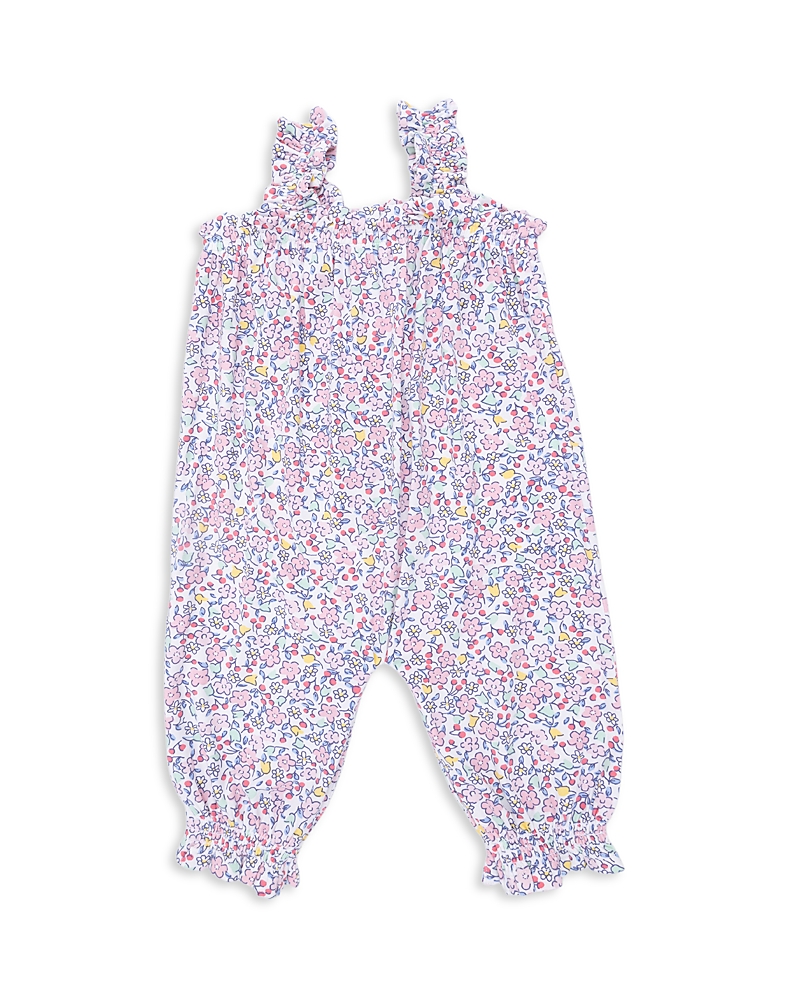 Angel Dear Angel Dear Girls' Elizabeth's Garden Ruffled Strap Overall