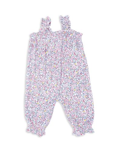 Angel Dear Angel Dear Girls' Elizabeth's Garden Ruffled Strap Overall