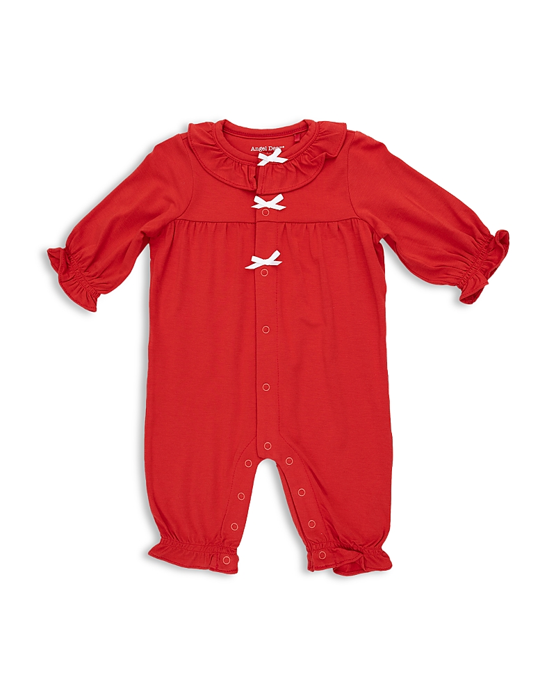 Angel Dear Angel Dear Girls' Long Sleeve Ruffle Collar Romper