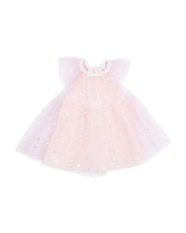 Angel Dear Angel Dear Girls' Velour Soft Tulle Dress