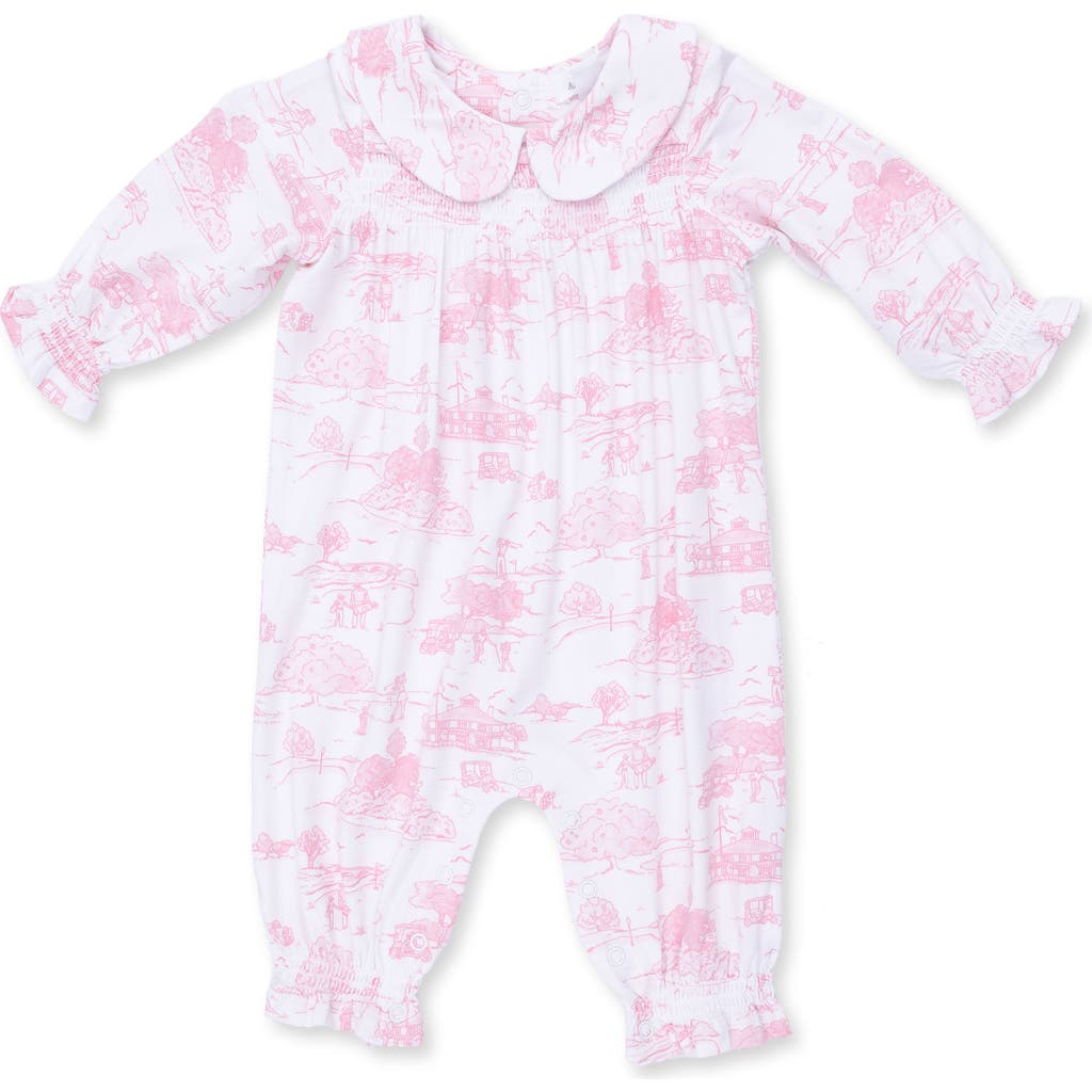 Angel Dear Angel Dear Golf Toile Smock Romper
