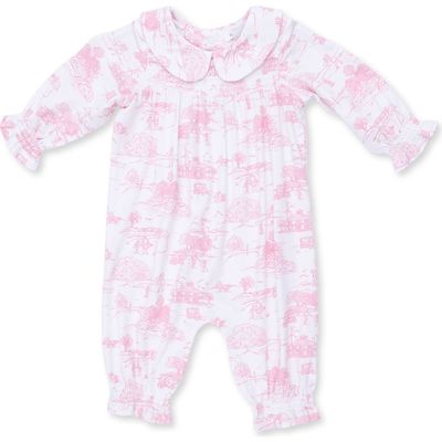 Angel Dear Angel Dear Golf Toile Smock Romper