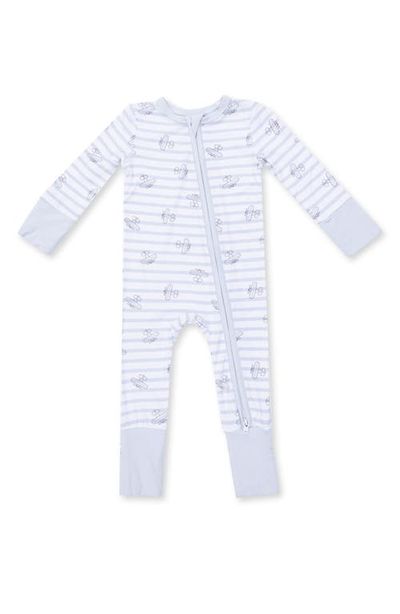 Angel Dear Angel Dear Kids' Airplane Striped Convertible Romper