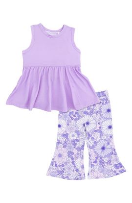 Angel Dear Angel Dear Kids' Lacy Peplum & Flare Pants Set
