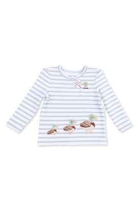 Angel Dear Angel Dear Kids' Mama Mallard Striped Long Sleeve T-Shirt