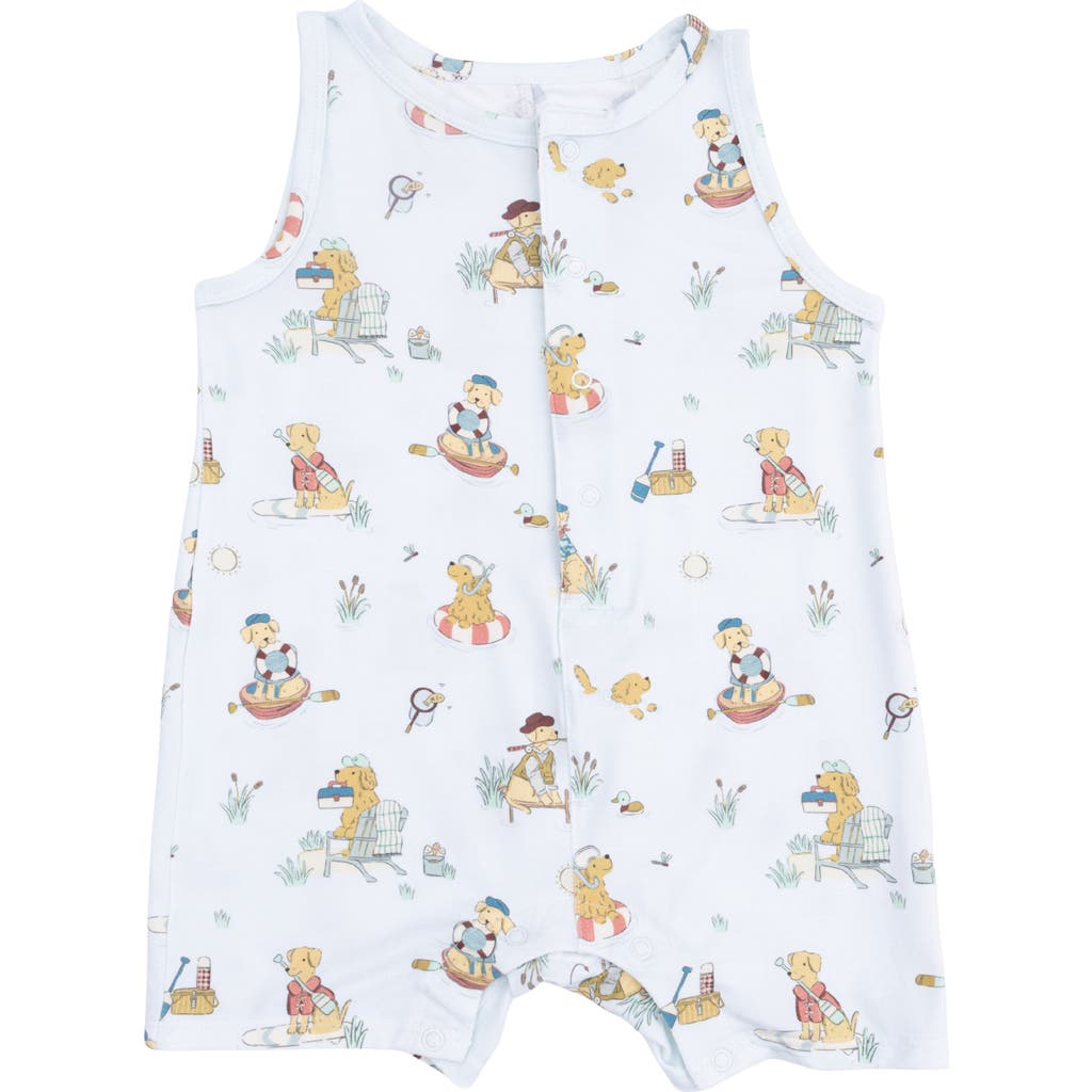 Angel Dear Angel Dear Lake Buddy Dogs Print Romper
