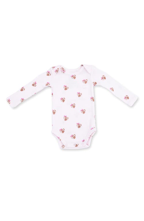 Angel Dear Angel Dear Mini Heart Footballs Long Sleeve Bodysuit