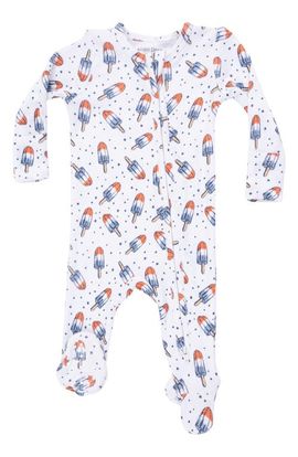 Angel Dear Angel Dear Popsicle Print Two-Way Zip Footie