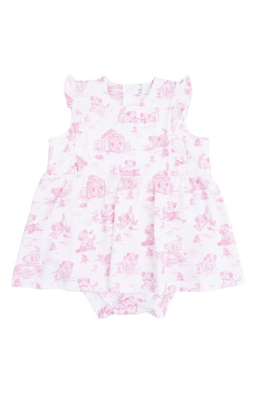 Angel Dear Angel Dear Puppy Ruffle Skirted Bodysuit
