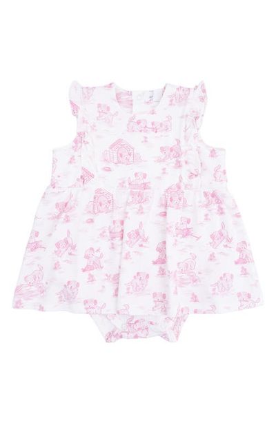Angel Dear Angel Dear Puppy Ruffle Skirted Bodysuit