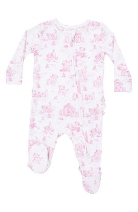 Angel Dear Angel Dear Puppy Two-Way Zip Ruffle Footie