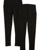 Angel Maternity Angel Maternity 2-Pack Belly Support Maternity 7/8 Leggings - 1