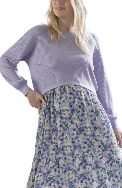 Angel Maternity Angel Maternity Crop Maternity Sweater