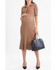 Angel Maternity Angel Maternity Elegance Knit Maternity Midi Dress - 1