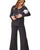 Angel Maternity Angel Maternity Isabelle Nursing/Maternity Pajamas & Baby Gown Set - 1