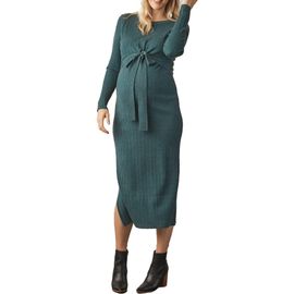Angel Maternity Angel Maternity Knit Midi Maternity/Nursing Dress