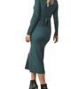 Angel Maternity Angel Maternity Knit Midi Maternity/Nursing Dress - 2