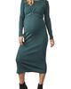 Angel Maternity Angel Maternity Knit Midi Maternity/Nursing Dress - 4