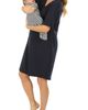 Angel Maternity Angel Maternity Mama Hospital Maternity/Nursing Nightgown with Bonus Baby Pouch - 1