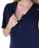 Angel Maternity Angel Maternity Mama Hospital Maternity/Nursing Nightgown with Bonus Baby Pouch - 4