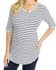 Angel Maternity Angel Maternity Maternity/Nursing Henley & Lounge Pants Set - 3