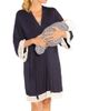 Angel Maternity Angel Maternity Nursing Dress, Robe & Baby Blanket Set - 1