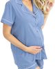 Angel Maternity Angel Maternity Short Maternity/Nursing Pajamas - 3