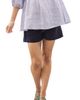 Angel Maternity Angel Maternity Tie Waist Linen Maternity Shorts - 1