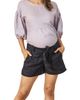 Angel Maternity Angel Maternity Tie Waist Linen Maternity Shorts - 3