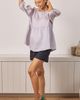 Angel Maternity Angel Maternity Tie Waist Linen Maternity Shorts - 4