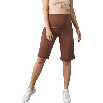Angel Maternity Angel Maternity Wide Leg Knit Maternity Shorts