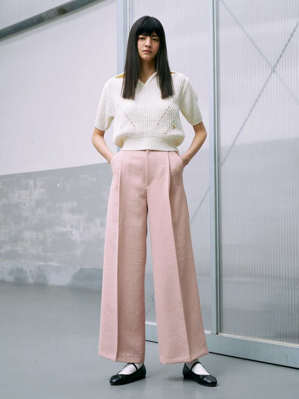 ANGELO BIANCO Alic Wide Pants