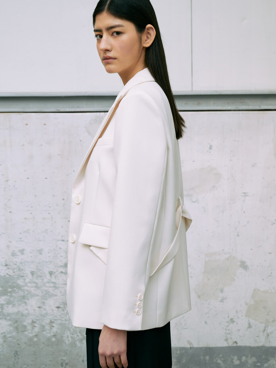 ANGELO BIANCO Bez Belt Jacket