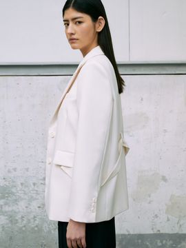 ANGELO BIANCO Bez Belt Jacket