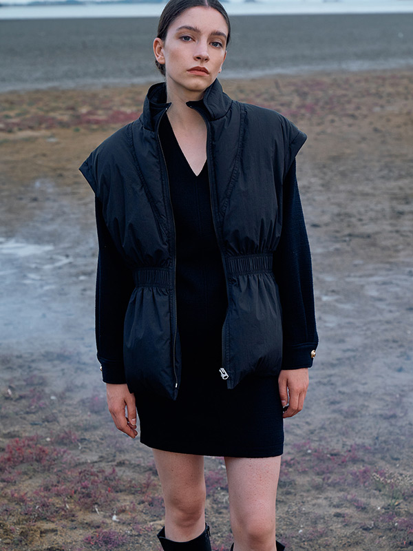 ANGELO BIANCO Boet Pad Dress _Black